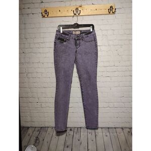 Lei purple stone wash skinny jeans 7 *